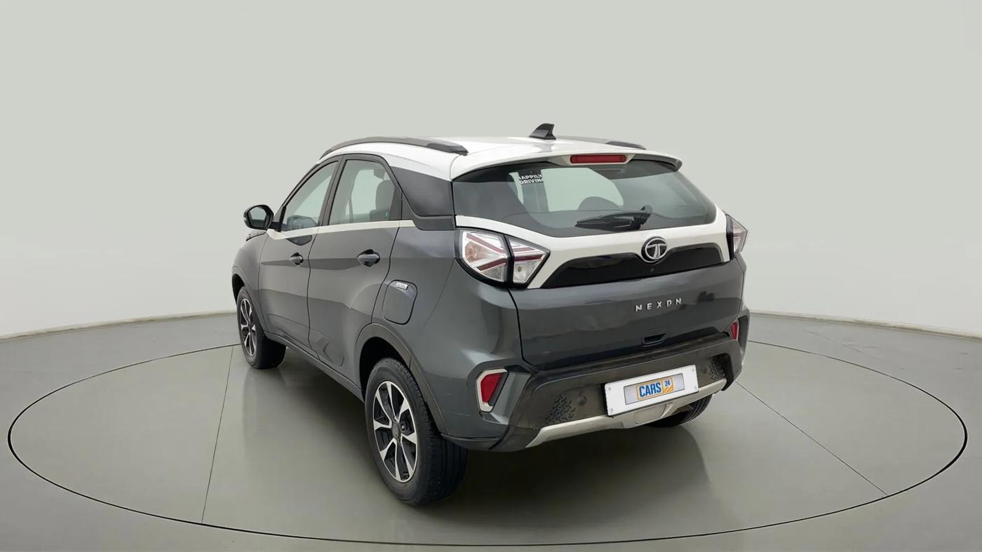 2020 Tata NEXON XZA PLUS (O) PETROL DUAL TONE, Petrol, Automatic, 29,419 km, Left Back Diagonal