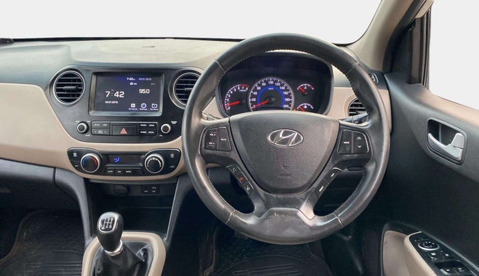 2017 Hyundai Grand i10 ASTA 1.2 KAPPA VTVT, Petrol, Manual, 47,092 km, Steering Wheel Close Up