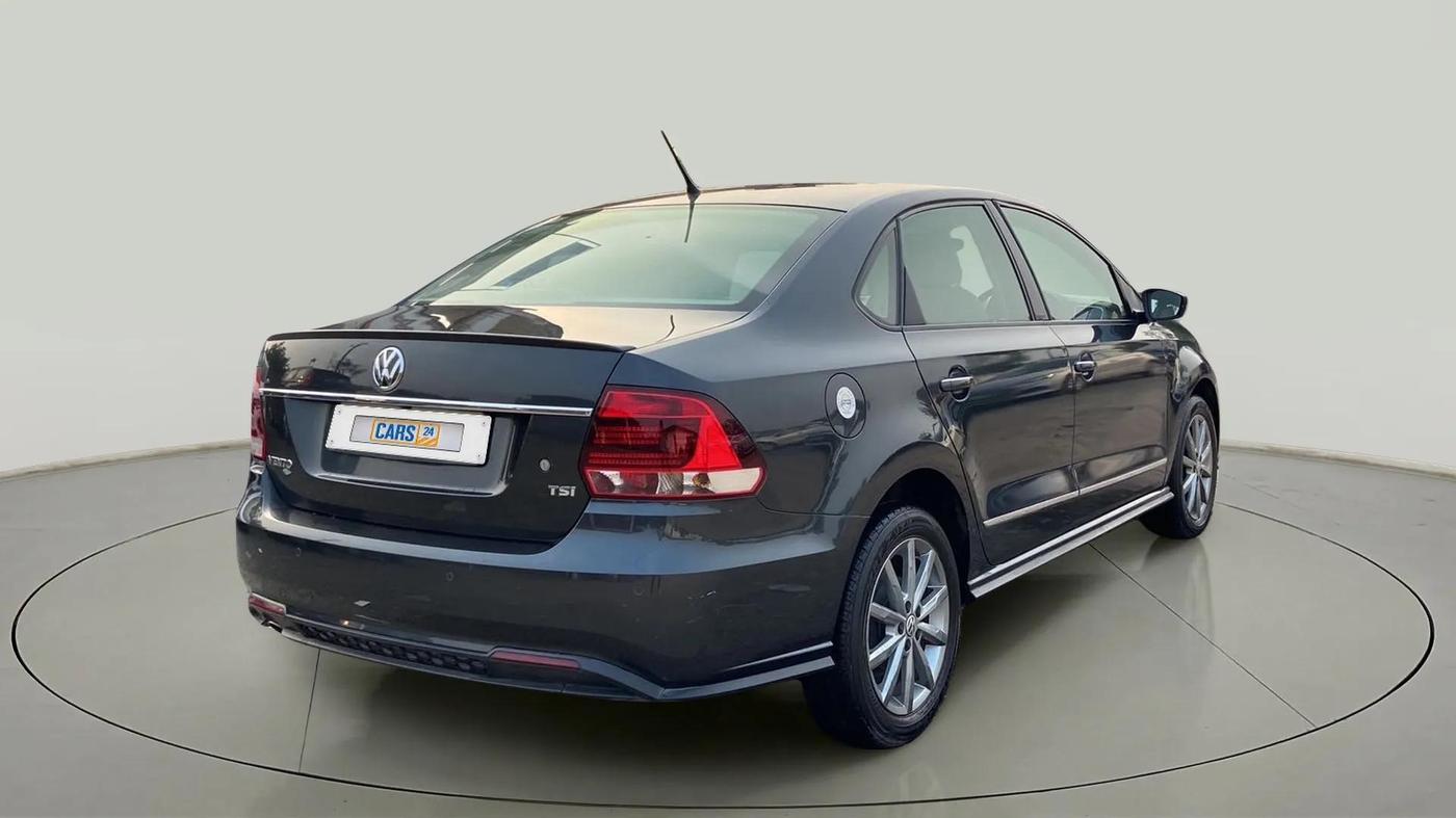 2021 Volkswagen Vento HIGHLINE PLUS 1.0L TSI AT, Petrol, Automatic, 21,825 km, Right Back Diagonal