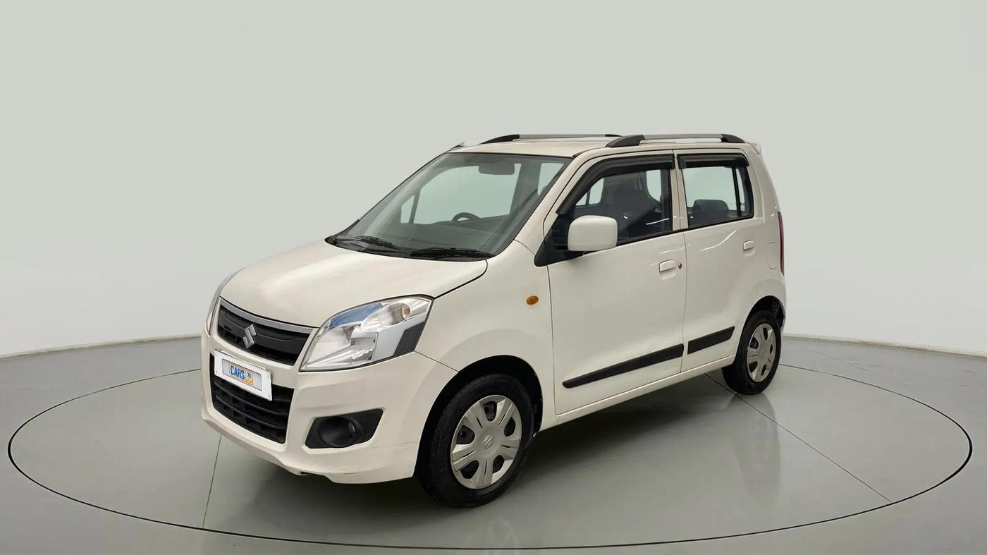 2014 Maruti Wagon R 1.0 VXI, Petrol, Manual, 99,973 km, Left Front Diagonal