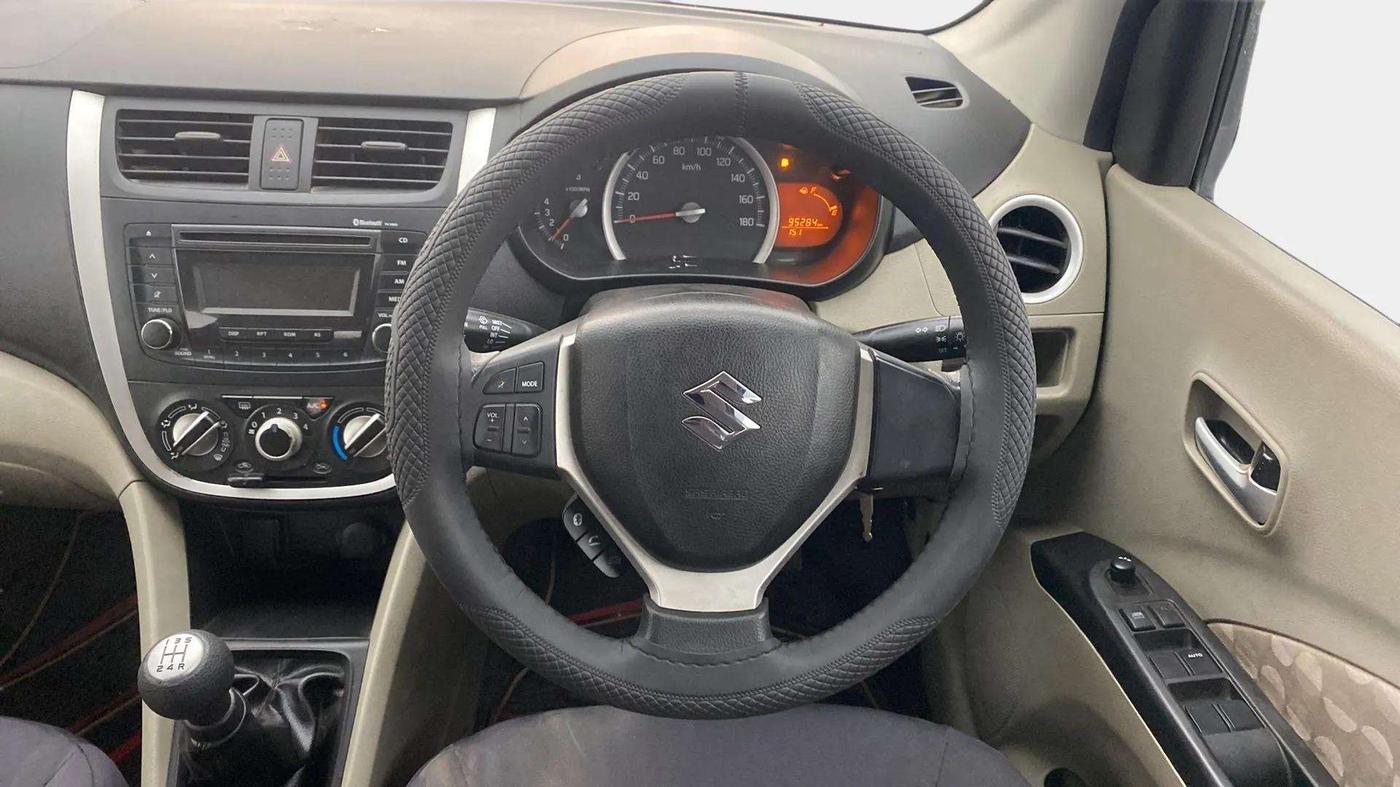 2015 Maruti Celerio ZXI, Petrol, Manual, 95,320 km, Steering Wheel Close Up