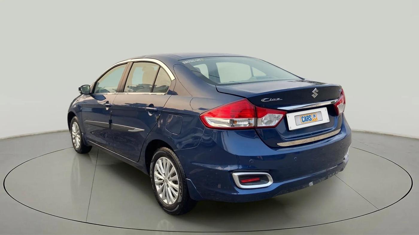 2019 Maruti Ciaz DELTA AT 1.5 SHVS PETROL, Petrol, Automatic, 47,022 km, Left Back Diagonal