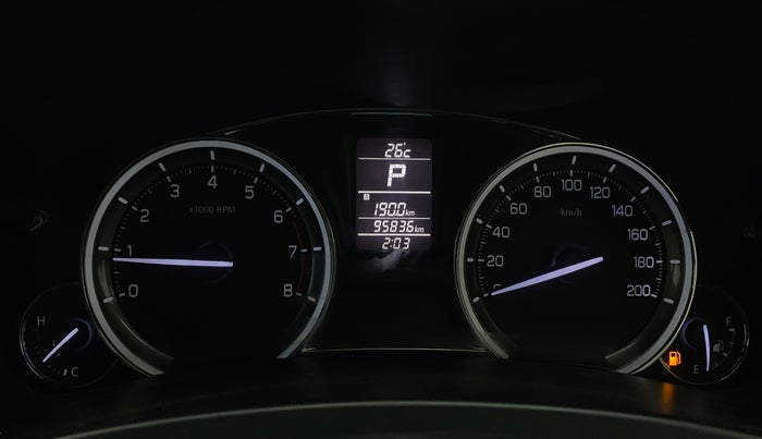 2016 Maruti Ciaz ZXI AT, Petrol, Automatic, 96,005 km, Odometer Image