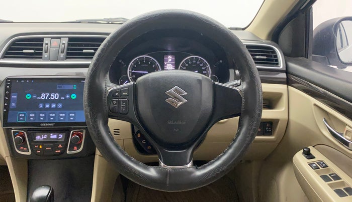 2016 Maruti Ciaz ZXI AT, Petrol, Automatic, 96,005 km, Steering Wheel Close Up