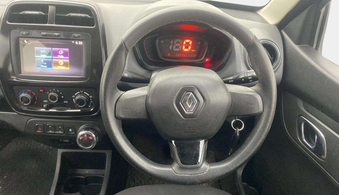 2019 Renault Kwid RXT 1.0 AMT (O), Petrol, Automatic, 45,890 km, Steering Wheel Close Up