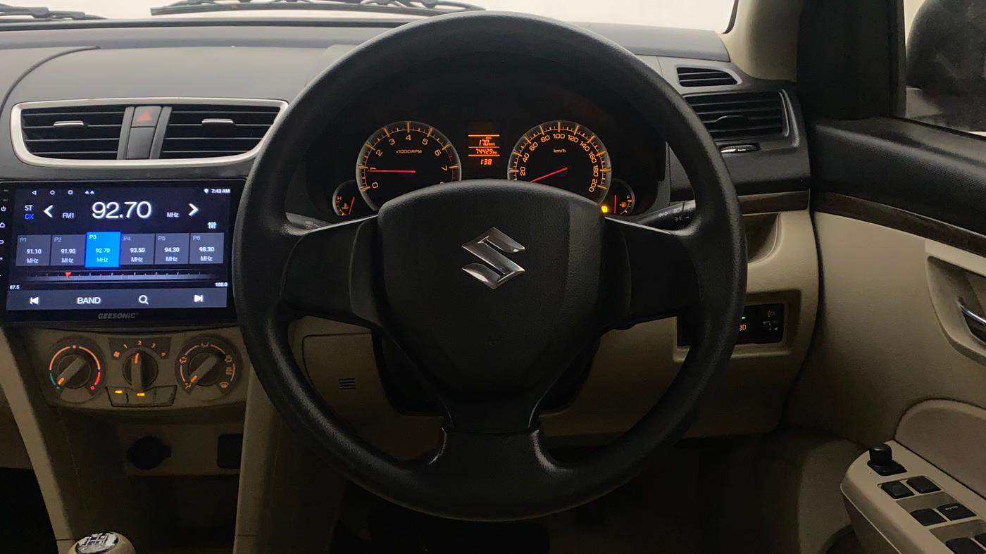 2016 Maruti Swift Dzire VXI, Petrol, Manual, 74,852 km, Steering Wheel Close Up