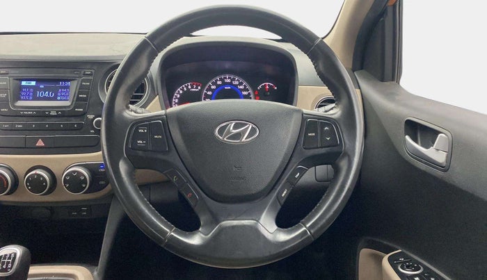 2016 Hyundai Grand i10 ASTA (O) 1.2 KAPPA VTVT, Petrol, Manual, 47,063 km, Steering Wheel Close Up