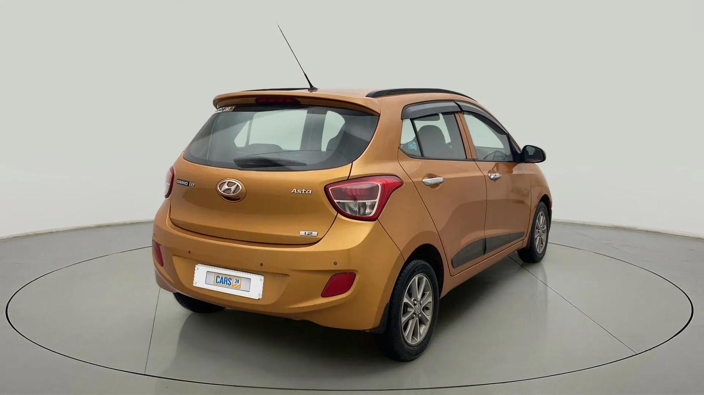 2016 Hyundai Grand i10 ASTA (O) 1.2 KAPPA VTVT, Petrol, Manual, 47,063 km, Right Back Diagonal