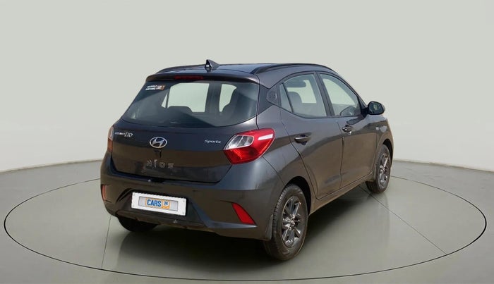 2021 Hyundai GRAND I10 NIOS SPORTZ AMT 1.2 KAPPA VTVT, Petrol, Automatic, 50,696 km, Right Back Diagonal