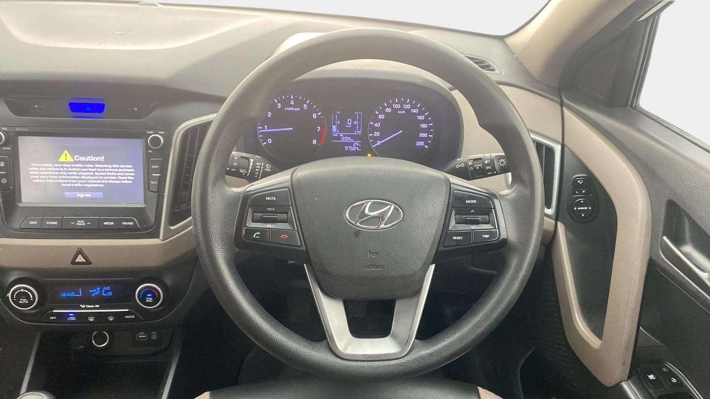 2016 Hyundai Creta SX PLUS 1.6 PETROL, Petrol, Manual, 97,671 km, Steering Wheel Close Up