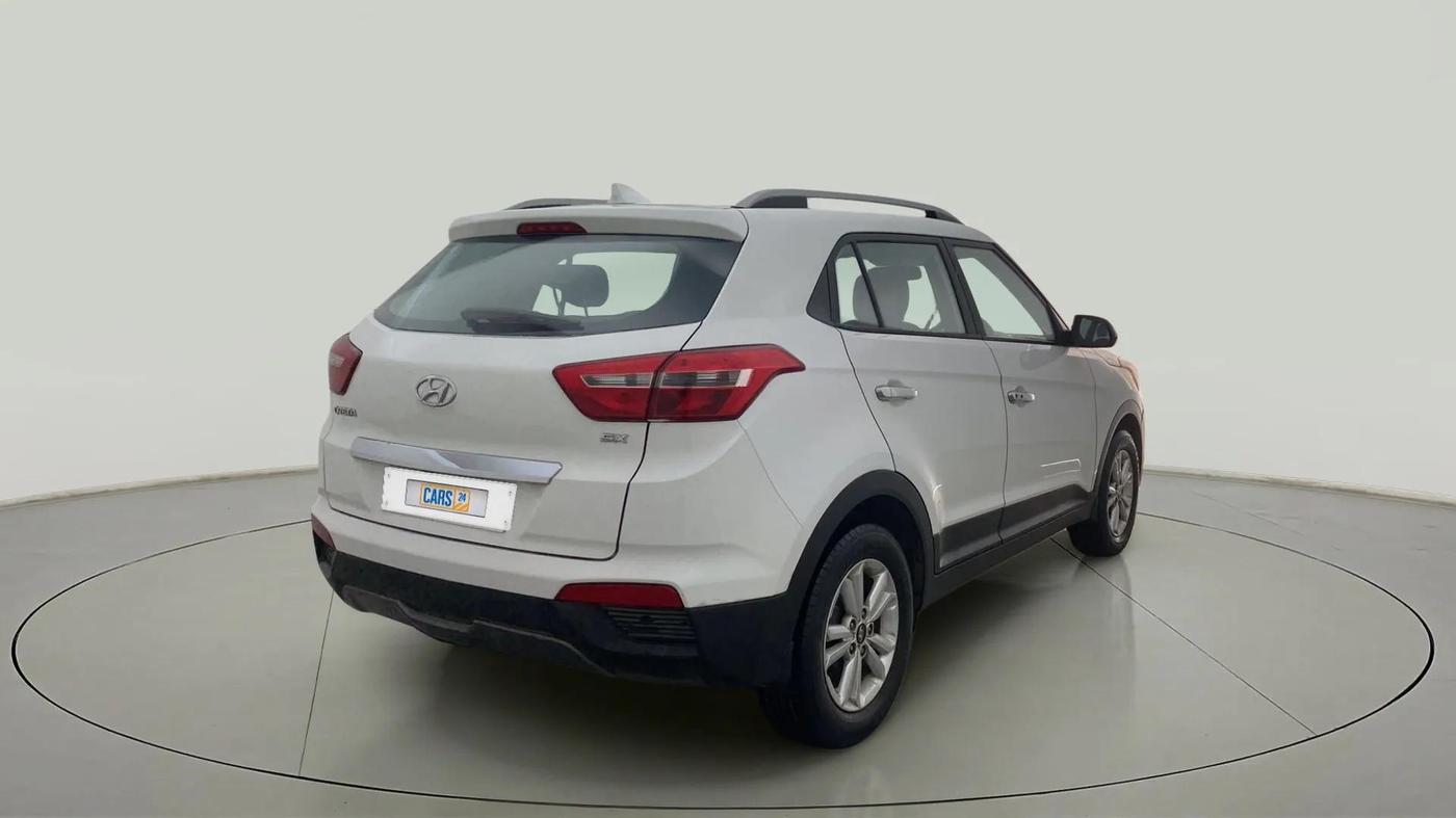 2016 Hyundai Creta SX PLUS 1.6 PETROL, Petrol, Manual, 97,671 km, Right Back Diagonal
