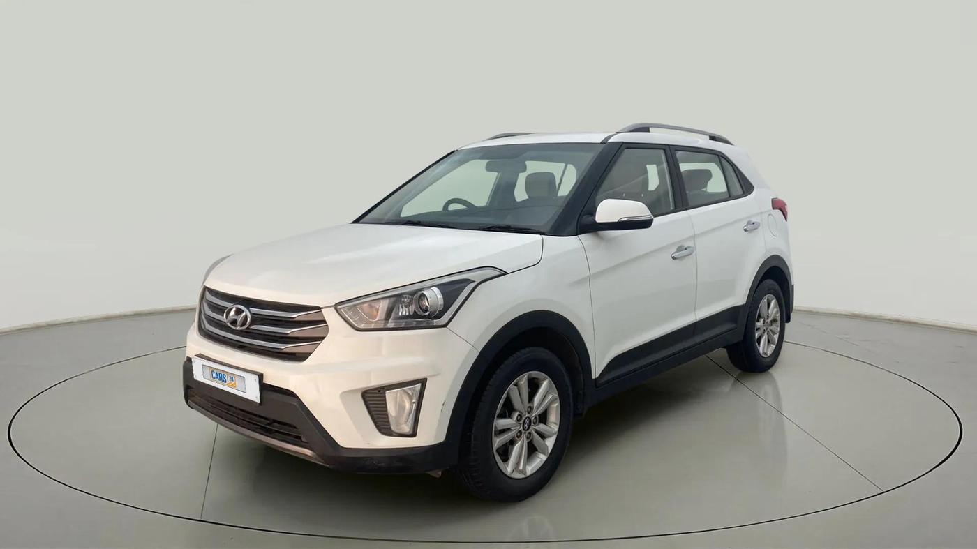 2016 Hyundai Creta SX PLUS 1.6 PETROL, Petrol, Manual, 97,671 km, Left Front Diagonal