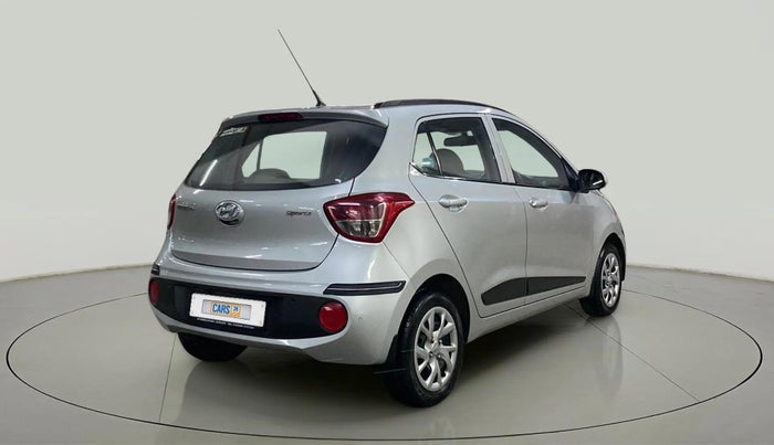 2018 Hyundai Grand i10 SPORTZ 1.2 KAPPA VTVT, Petrol, Manual, 12,365 km, Right Back Diagonal