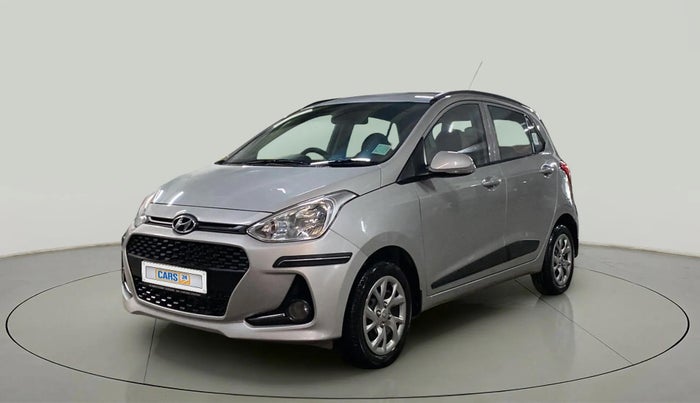 2018 Hyundai Grand i10 SPORTZ 1.2 KAPPA VTVT, Petrol, Manual, 12,365 km, Left Front Diagonal