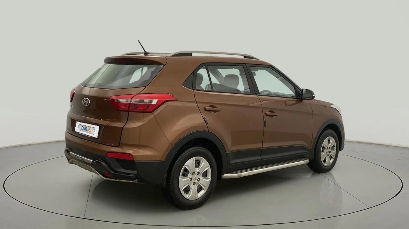 2017 Hyundai Creta E PLUS 1.6 PETROL, Petrol, Manual, 38,008 km, Right Back Diagonal