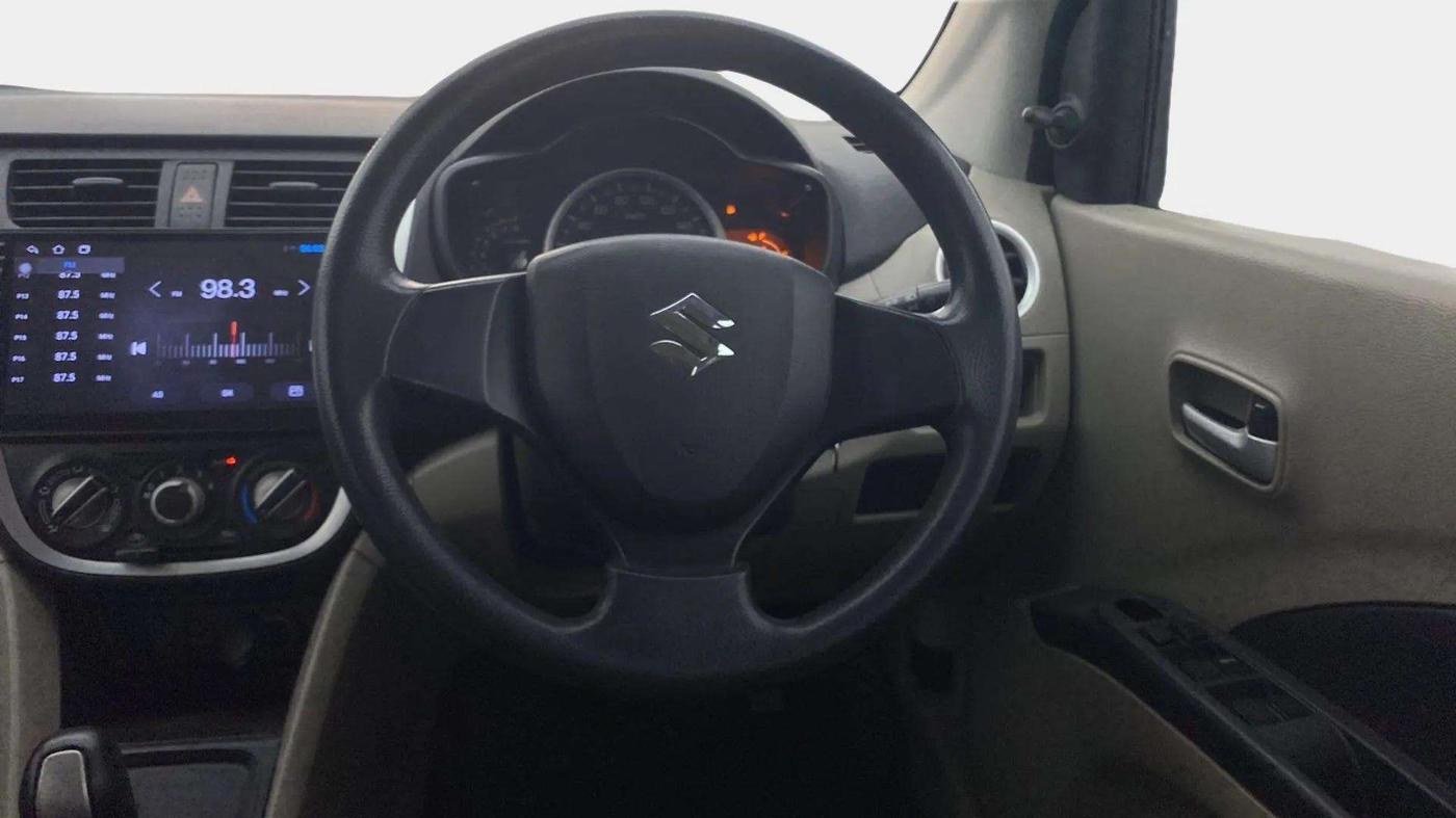 2014 Maruti Celerio VXI AMT, Petrol, Automatic, 1,07,535 km, Steering Wheel Close Up
