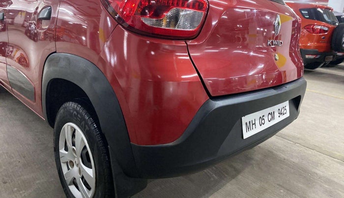 2016 Renault Kwid RXT 0.8, Petrol, Manual, 45,462 km, Rear bumper - Minor scratches