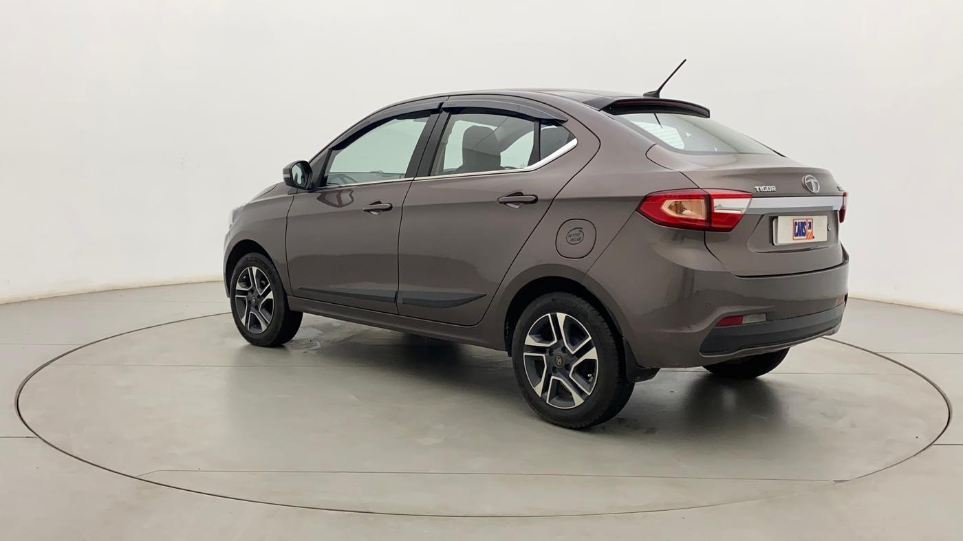 2018 Tata TIGOR XZA PETROL, CNG, Automatic, 48,377 km, Left Back Diagonal