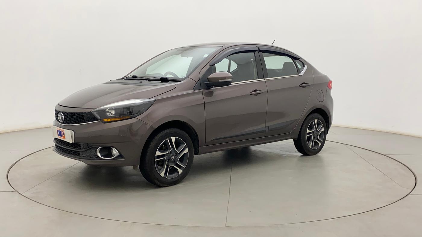 2018 Tata TIGOR XZA PETROL, CNG, Automatic, 48,377 km, Left Front Diagonal