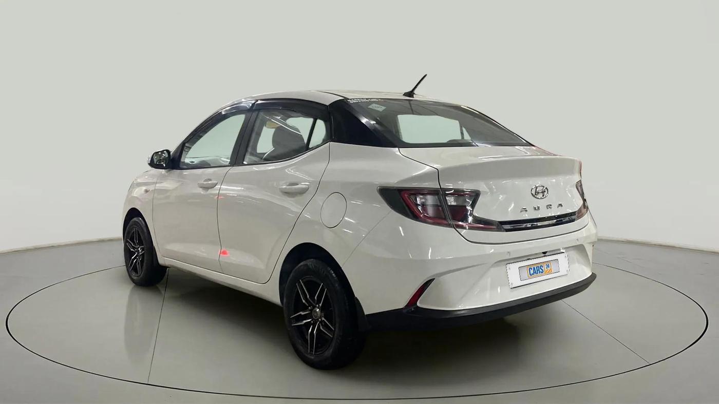 2022 Hyundai AURA S 1.2 CNG, CNG, Manual, 23,346 km, Left Back Diagonal