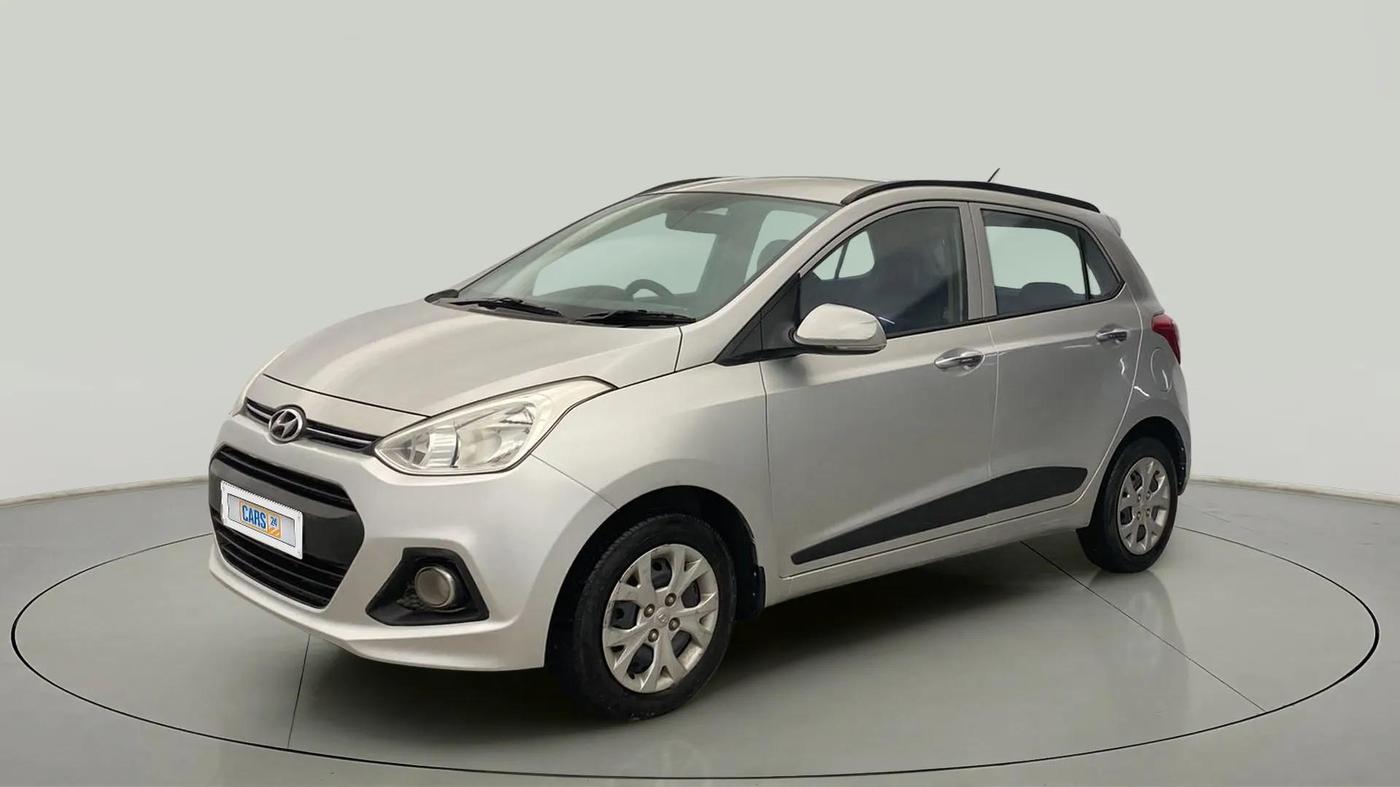 2015 Hyundai Grand i10 SPORTZ 1.2 KAPPA VTVT, Petrol, Manual, 98,625 km, Left Front Diagonal