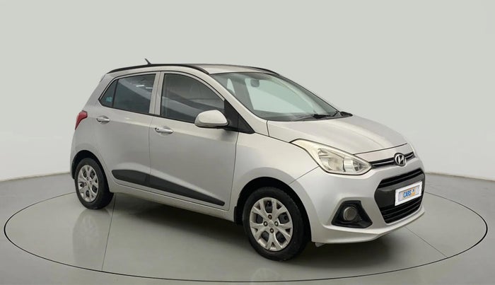 2015 Hyundai Grand i10 SPORTZ 1.2 KAPPA VTVT, Petrol, Manual, 99,597 km, Right Front Diagonal