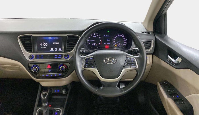 2019 Hyundai Verna 1.6 VTVT SX + AT, Petrol, Automatic, 50,050 km, Steering Wheel Close Up