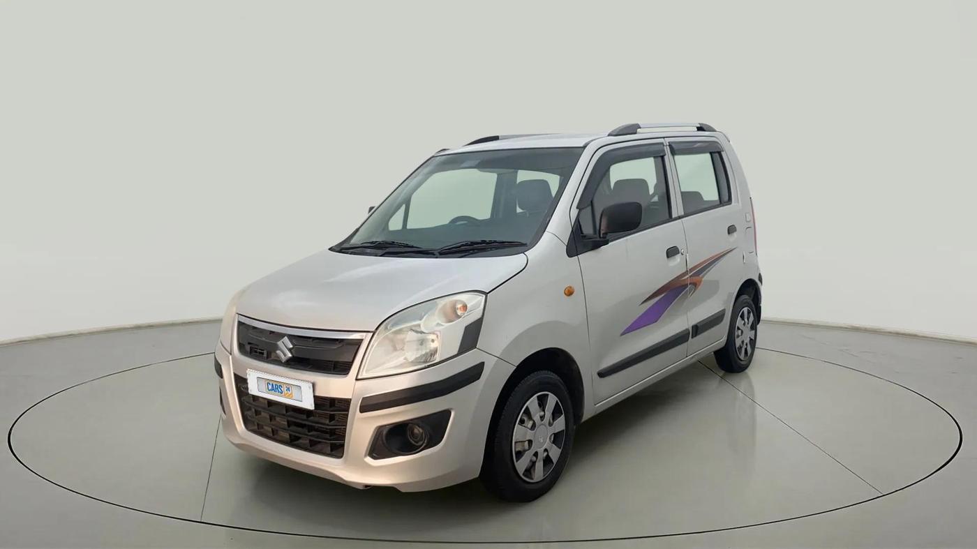 2013 Maruti Wagon R 1.0 LXI CNG, CNG, Manual, 98,532 km, Left Front Diagonal