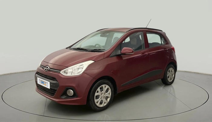 2015 Hyundai Grand i10 SPORTZ 1.2 KAPPA VTVT, Petrol, Manual, 59,105 km, Left Front Diagonal