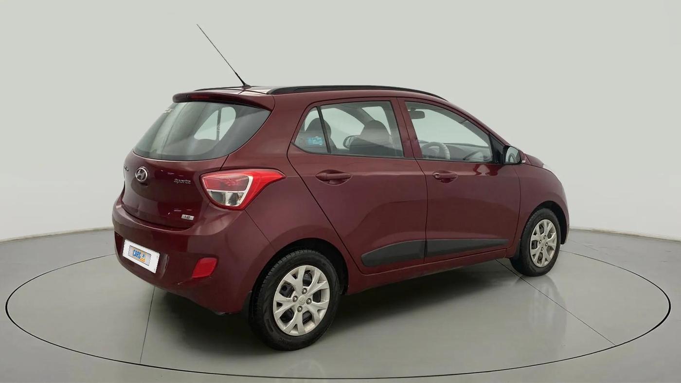 2015 Hyundai Grand i10 SPORTZ 1.2 KAPPA VTVT, Petrol, Manual, 59,105 km, Right Back Diagonal