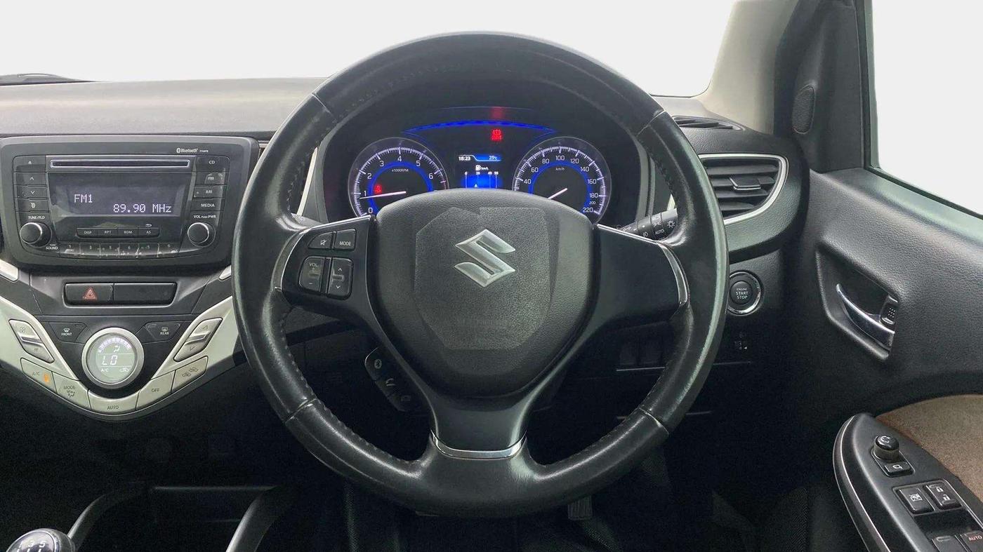 2017 Maruti Baleno ZETA PETROL 1.2, Petrol, Manual, 65,073 km, Steering Wheel Close Up