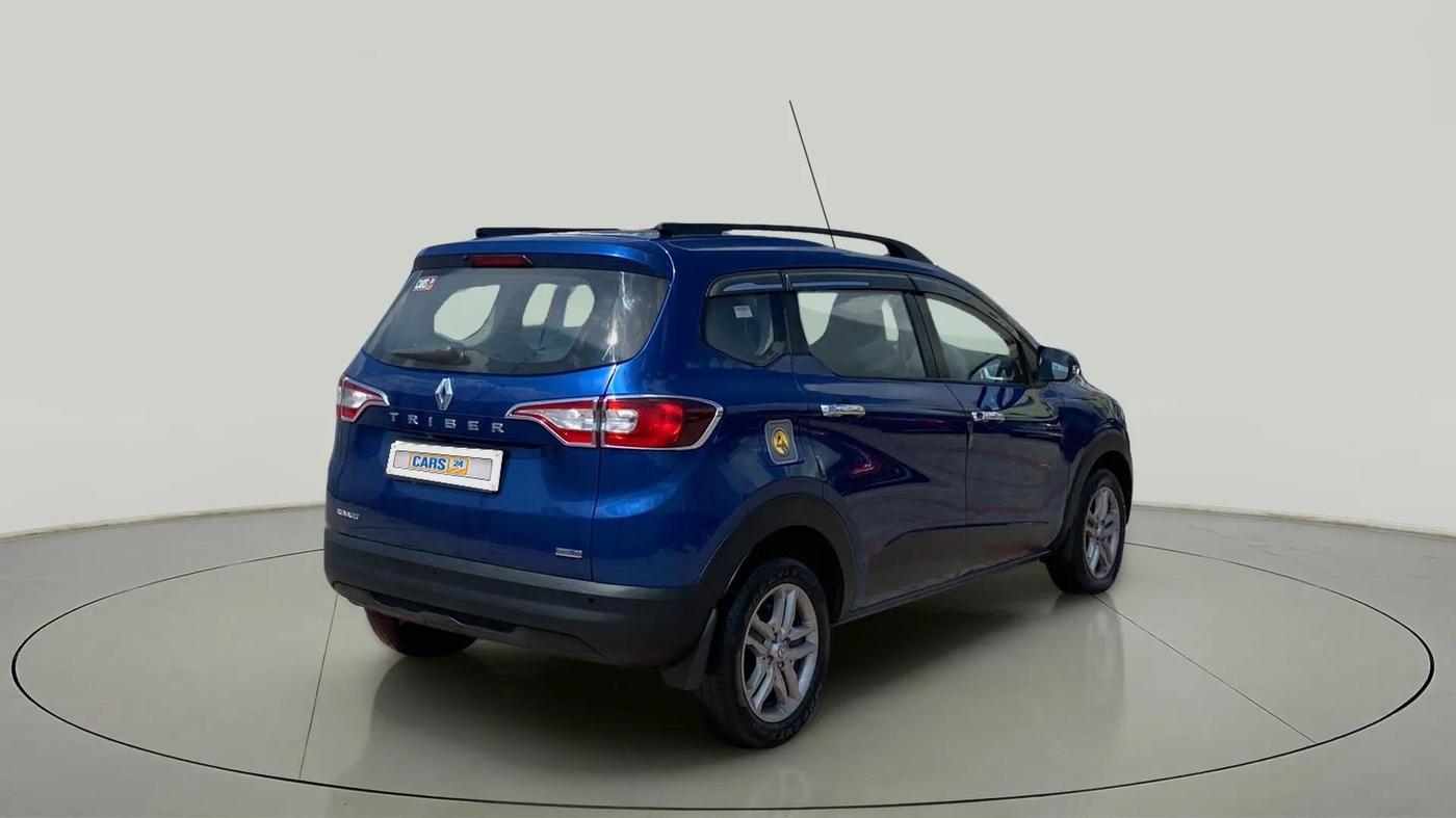 2021 Renault TRIBER RXZ AMT, Petrol, Automatic, 39,698 km, Right Back Diagonal