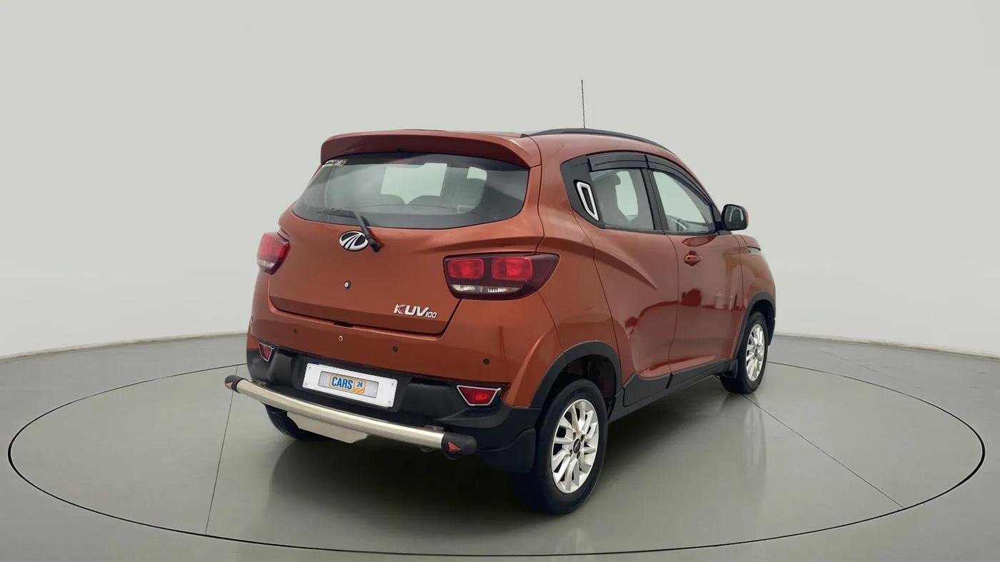 2016 Mahindra Kuv100 K8 6 STR, Petrol, Manual, 66,089 km, Right Back Diagonal