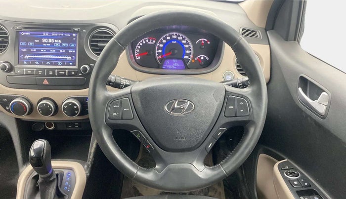 2016 Hyundai Grand i10 ASTA (O) AT 1.2 KAPPA VTVT, Petrol, Automatic, 49,972 km, Steering Wheel Close Up