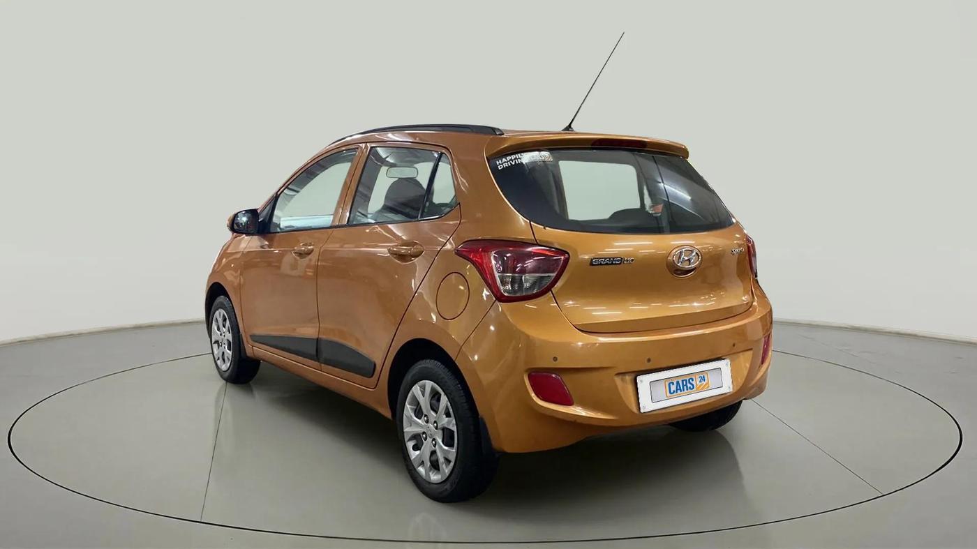 2015 Hyundai Grand i10 SPORTZ 1.2 KAPPA VTVT, Petrol, Manual, 50,488 km, Left Back Diagonal