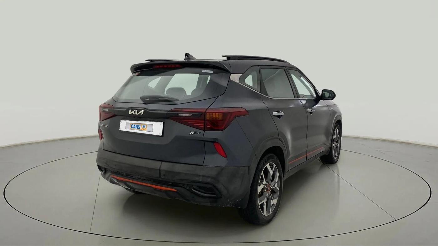2021 KIA SELTOS X LINE 1.5 DIESEL AT, Diesel, Automatic, 52,821 km, Right Back Diagonal