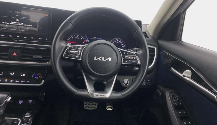 2021 KIA SELTOS X LINE 1.5 DIESEL AT, Diesel, Automatic, 52,821 km, Steering Wheel Close Up