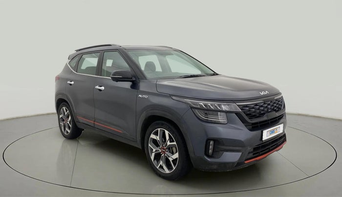 2021 KIA SELTOS X LINE 1.5 DIESEL AT, Diesel, Automatic, 52,821 km, Right Front Diagonal