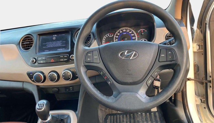 2018 Hyundai Grand i10 SPORTZ 1.2 KAPPA VTVT, Petrol, Manual, 41,814 km, Steering Wheel Close Up