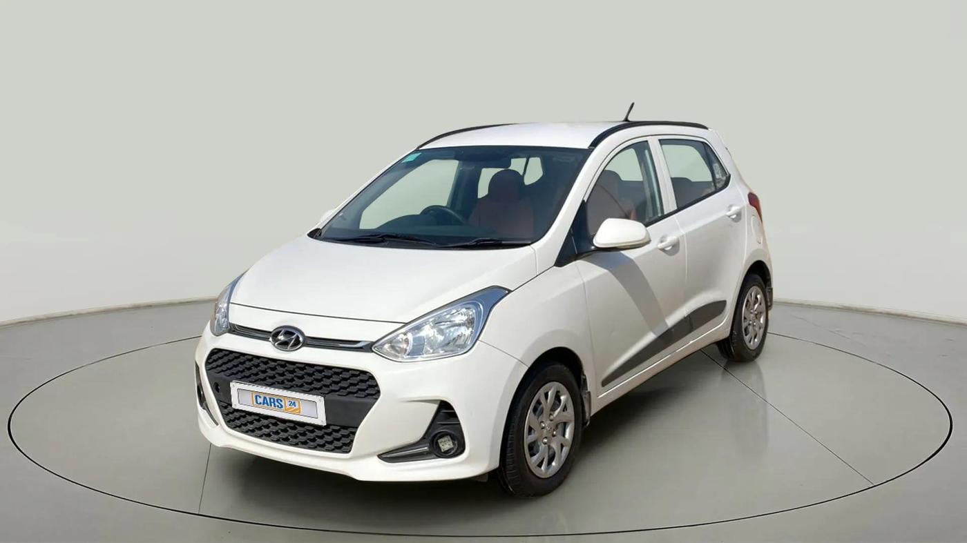 2018 Hyundai Grand i10 SPORTZ 1.2 KAPPA VTVT, Petrol, Manual, 41,814 km, Left Front Diagonal