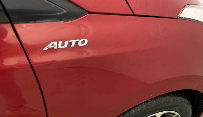 2018 Hyundai Grand i10 SPORTZ (O) AT 1.2 KAPPA VTVT, Petrol, Automatic, 27,311 km, Right fender - Slightly dented