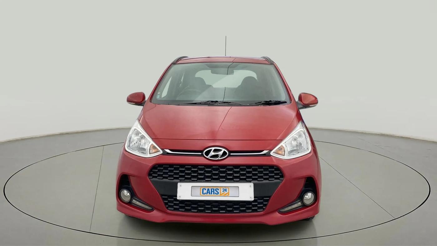 2018 Hyundai Grand i10 SPORTZ (O) AT 1.2 KAPPA VTVT, Petrol, Automatic, 27,311 km, Front