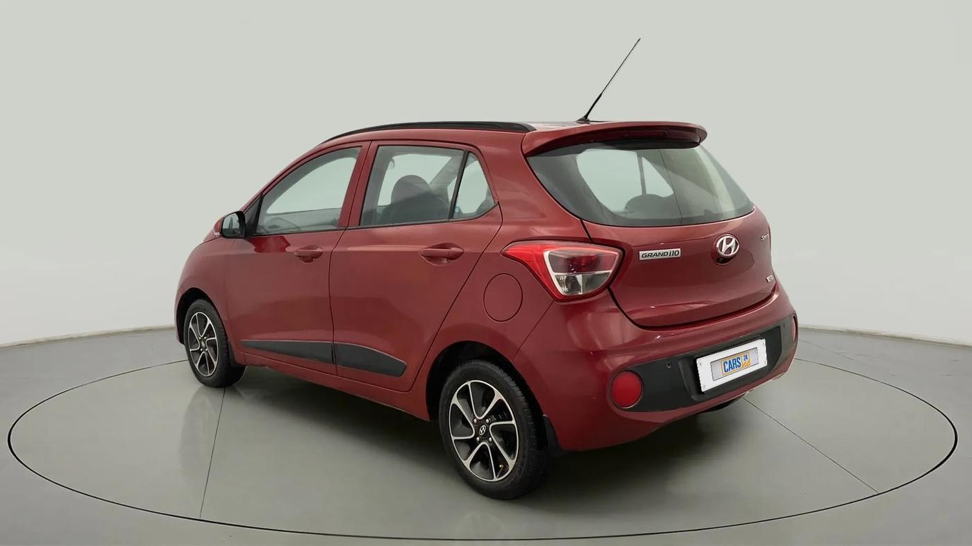 2018 Hyundai Grand i10 SPORTZ (O) AT 1.2 KAPPA VTVT, Petrol, Automatic, 27,311 km, Left Back Diagonal