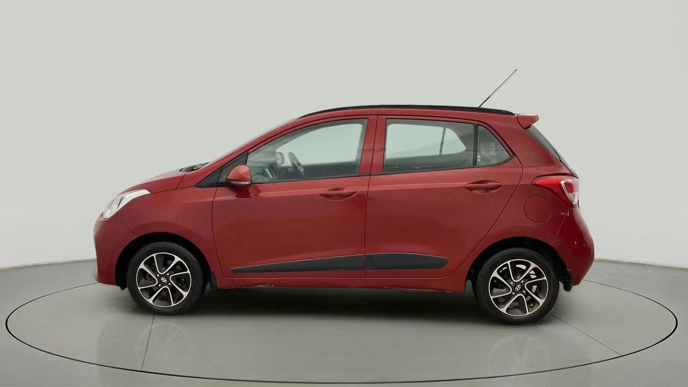2018 Hyundai Grand i10 SPORTZ (O) AT 1.2 KAPPA VTVT, Petrol, Automatic, 27,311 km, Left Side