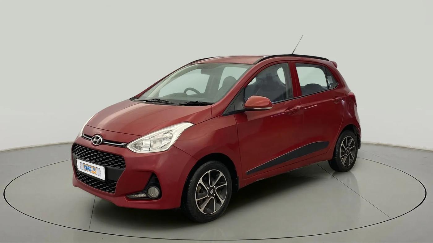 2018 Hyundai Grand i10 SPORTZ (O) AT 1.2 KAPPA VTVT, Petrol, Automatic, 27,311 km, Left Front Diagonal