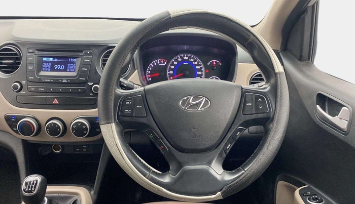 2015 Hyundai Grand i10 ASTA (O) 1.2 KAPPA VTVT, Petrol, Manual, 52,892 km, Steering Wheel Close Up