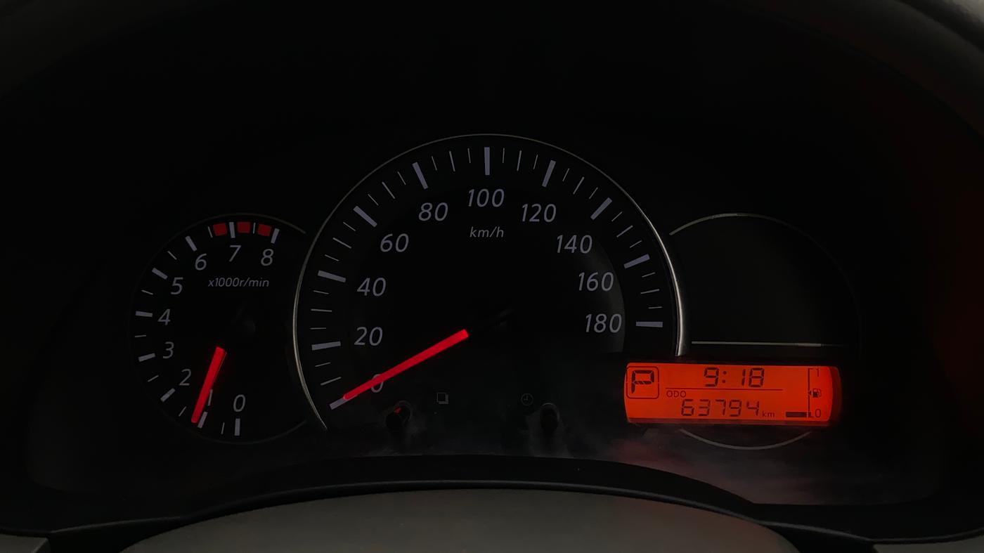 2013 Nissan Micra XV CVT, Petrol, Automatic, 63,923 km, Odometer Image