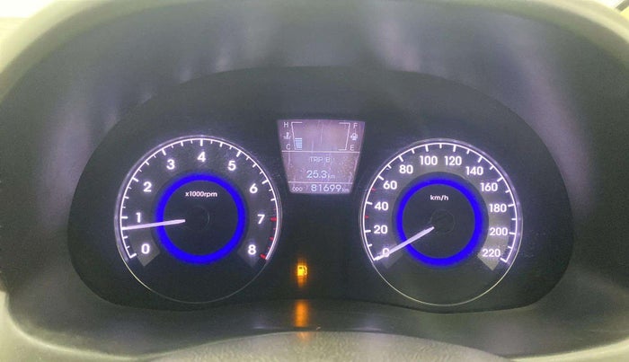 2013 Hyundai Verna FLUIDIC 1.6 VTVT SX, Petrol, Manual, 81,696 km, Odometer Image