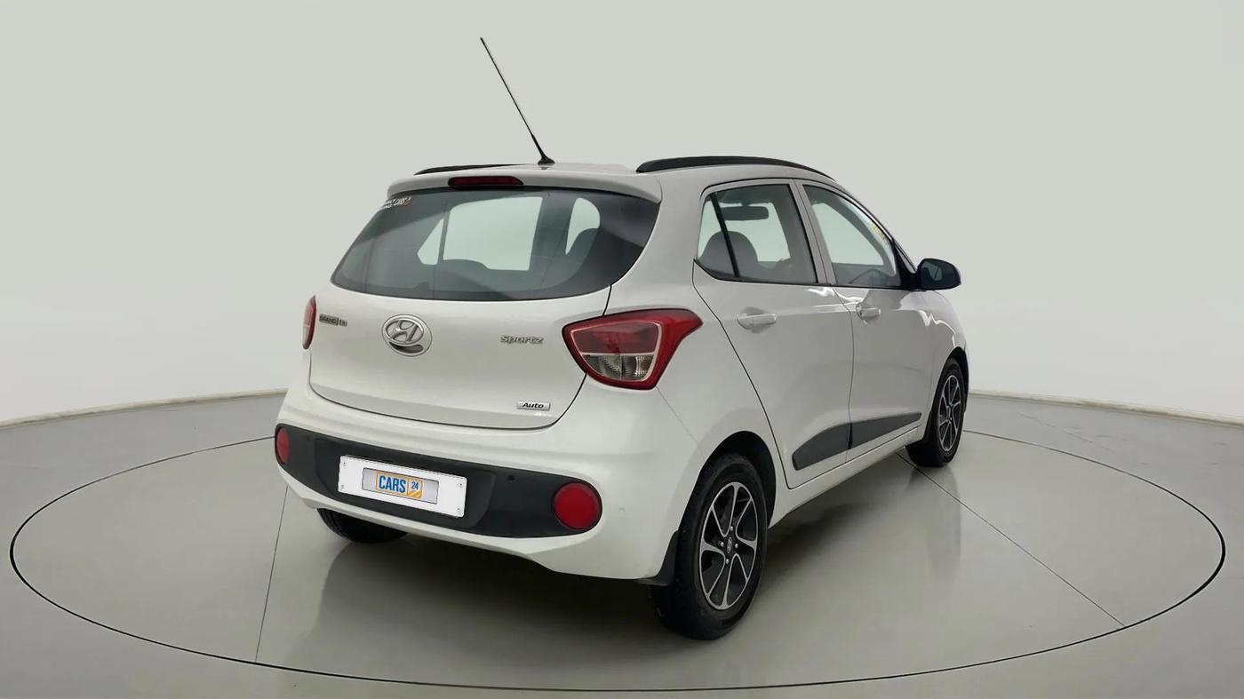 2018 Hyundai Grand i10 SPORTZ (O) AT 1.2 KAPPA VTVT, Petrol, Automatic, 55,305 km, Right Back Diagonal