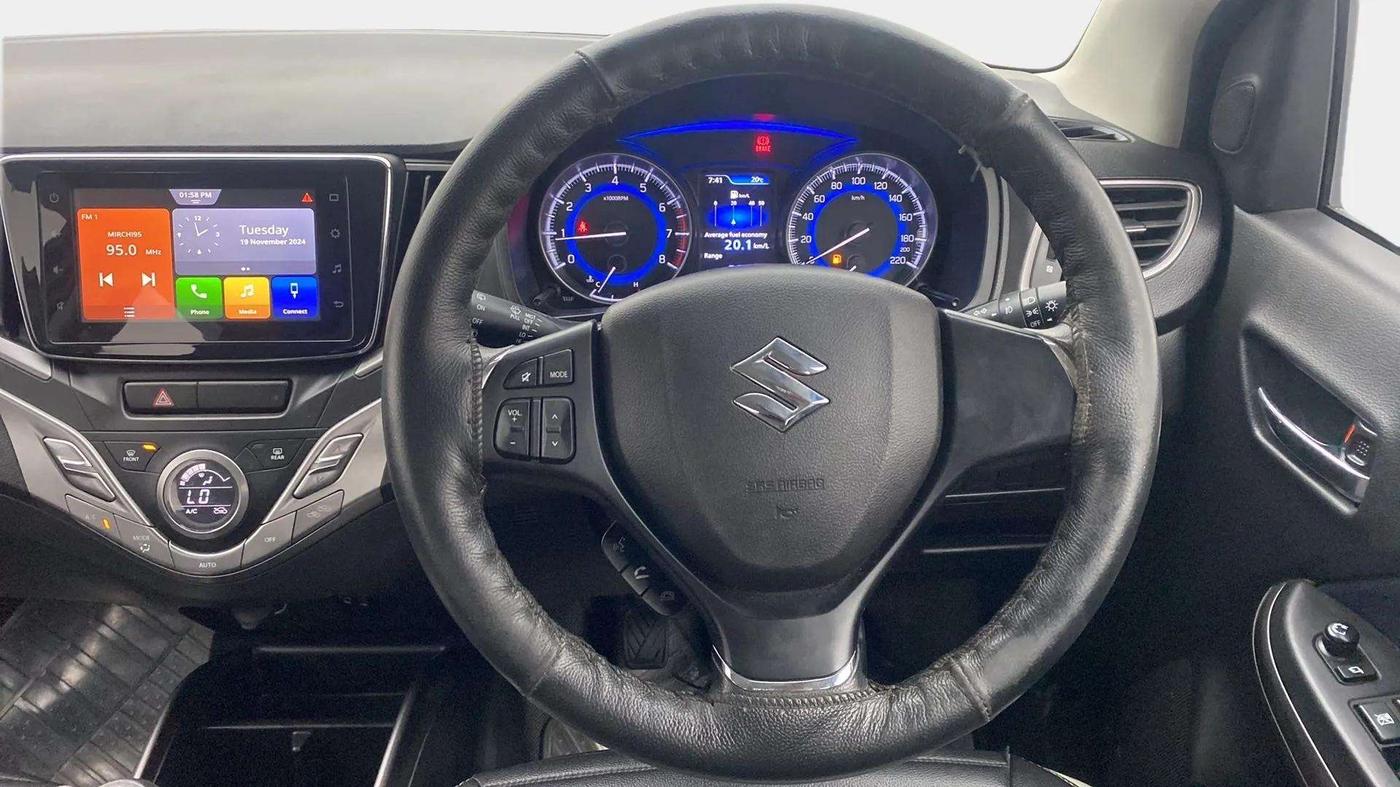 2019 Maruti Baleno ZETA PETROL 1.2, Petrol, Manual, 38,845 km, Steering Wheel Close Up
